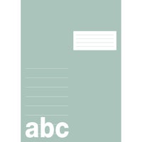 Skrivhäfte A4 linjerat 19,5mm + ½ blankt