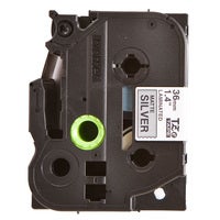 Märkband TZeM961 36 mm svart/matt silver