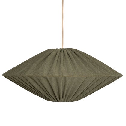 Taklampskärm Figo D58 s/g Bado olivgrön