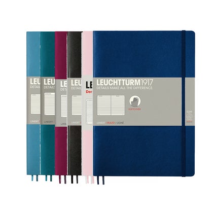 Anteckningsbok B5 soft linjerad Leuchtturm