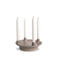 Ljusstake Maria beige