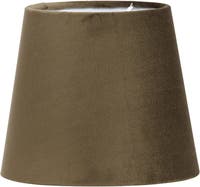 Lampskärm Sammet Mia Brun 17 cm