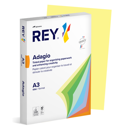Färgat papper Rey Adagio A3 80g