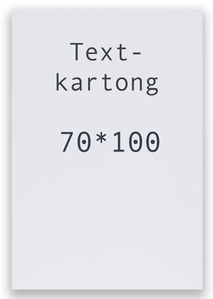 Kartong 70 x 100 cm vit 5 st/fp