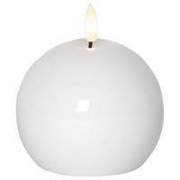 LED Blockljus Flamme Shine vit