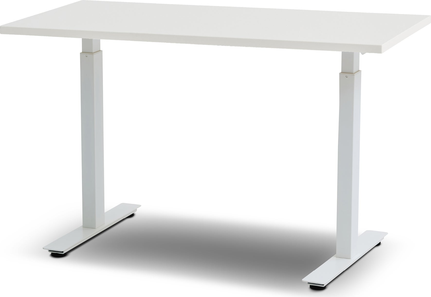 Skrivbord el Madrid vit underrede/vit bordsskiva 120x60 cm