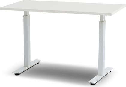 Skrivbord el Madrid vit underrede/vit bordsskiva 120x60 cm