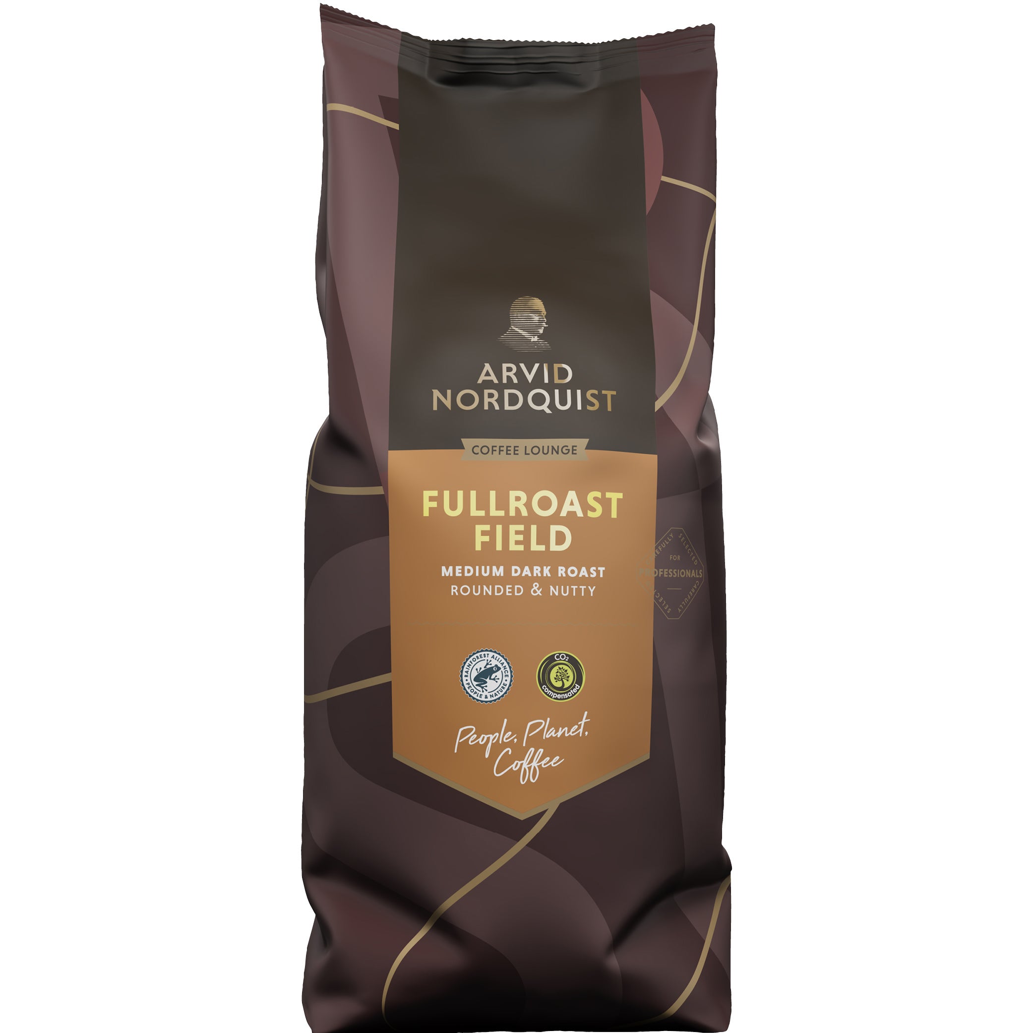 Kaffe Fullroast Field Mörkrost Malet 6 x 1000 g
