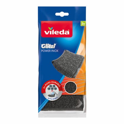 Skrubbsvamp Vileda Glitzi Power Inox