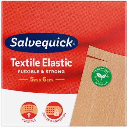 Textilplåster Salvequick 5 m