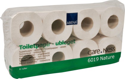 Toalettpapper CareNess retur 8 rullar/fp