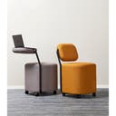 Sittmöbel iQseat vridbart stöd & hjul svart