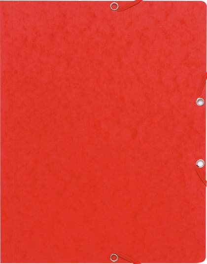 Snoddmapp A4 röd