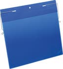 Plastficka A4L trådbygel blå 5 st/fp