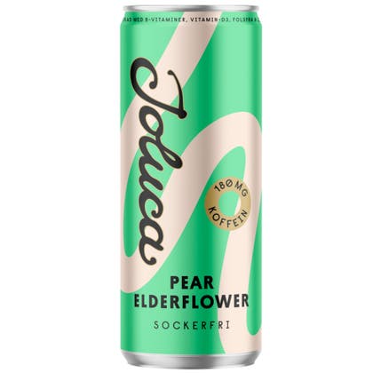 Funktionsdryck Joluca Pear Elderflower 33 cl inkl pant