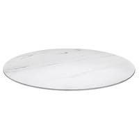 Bordsskiva Sten Ø 70 cm Vit