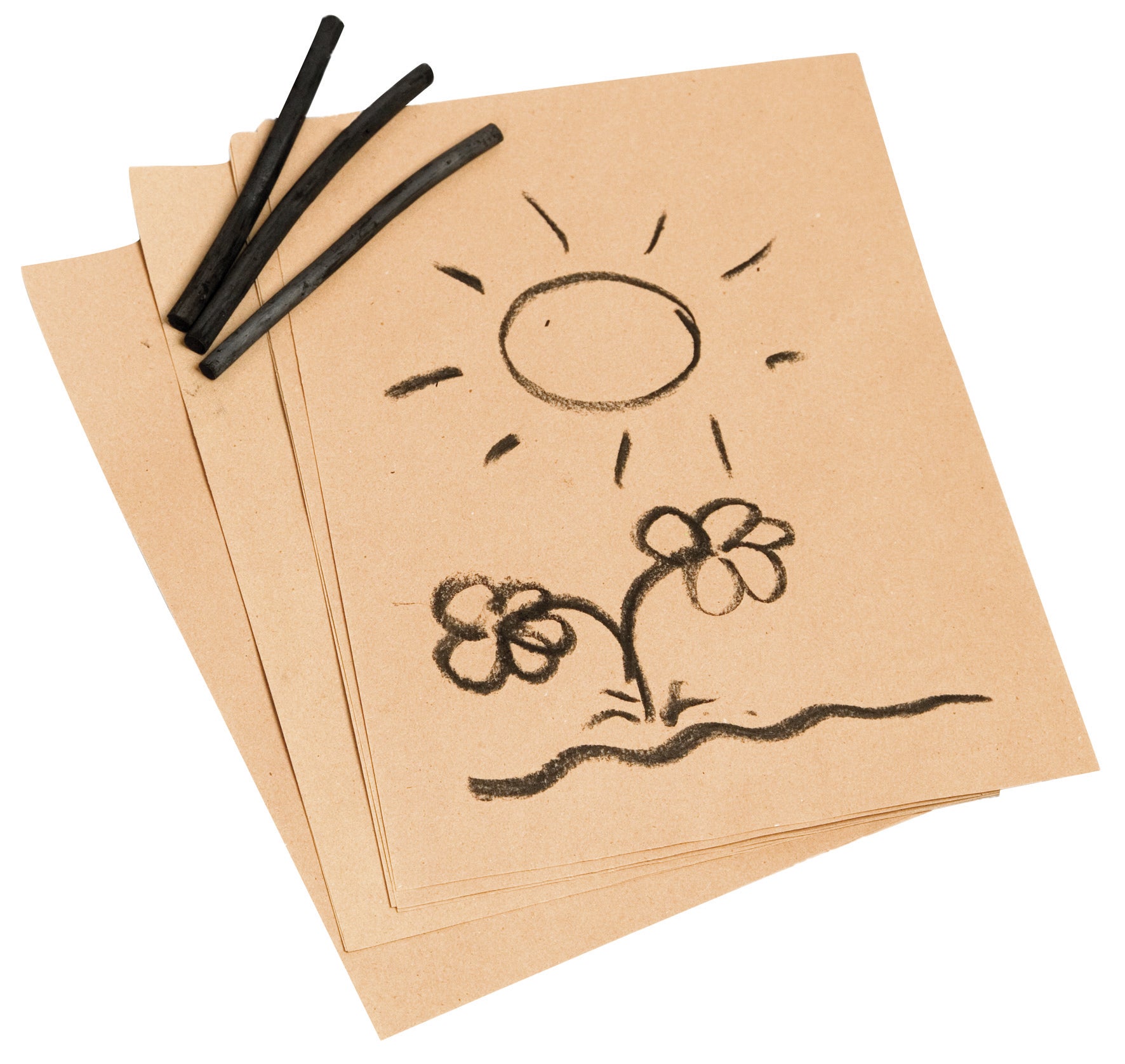 Kolteckningspapper 25x32cm 500/fp