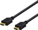 HDMI-kabel High-Speed  Deltaco 15 Meter Svart