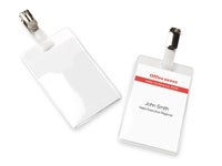 Namnskylt  Office Depot 90 x 60 mm S clips 50 st/fp