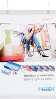 Plastficka frihängande A4 transparent