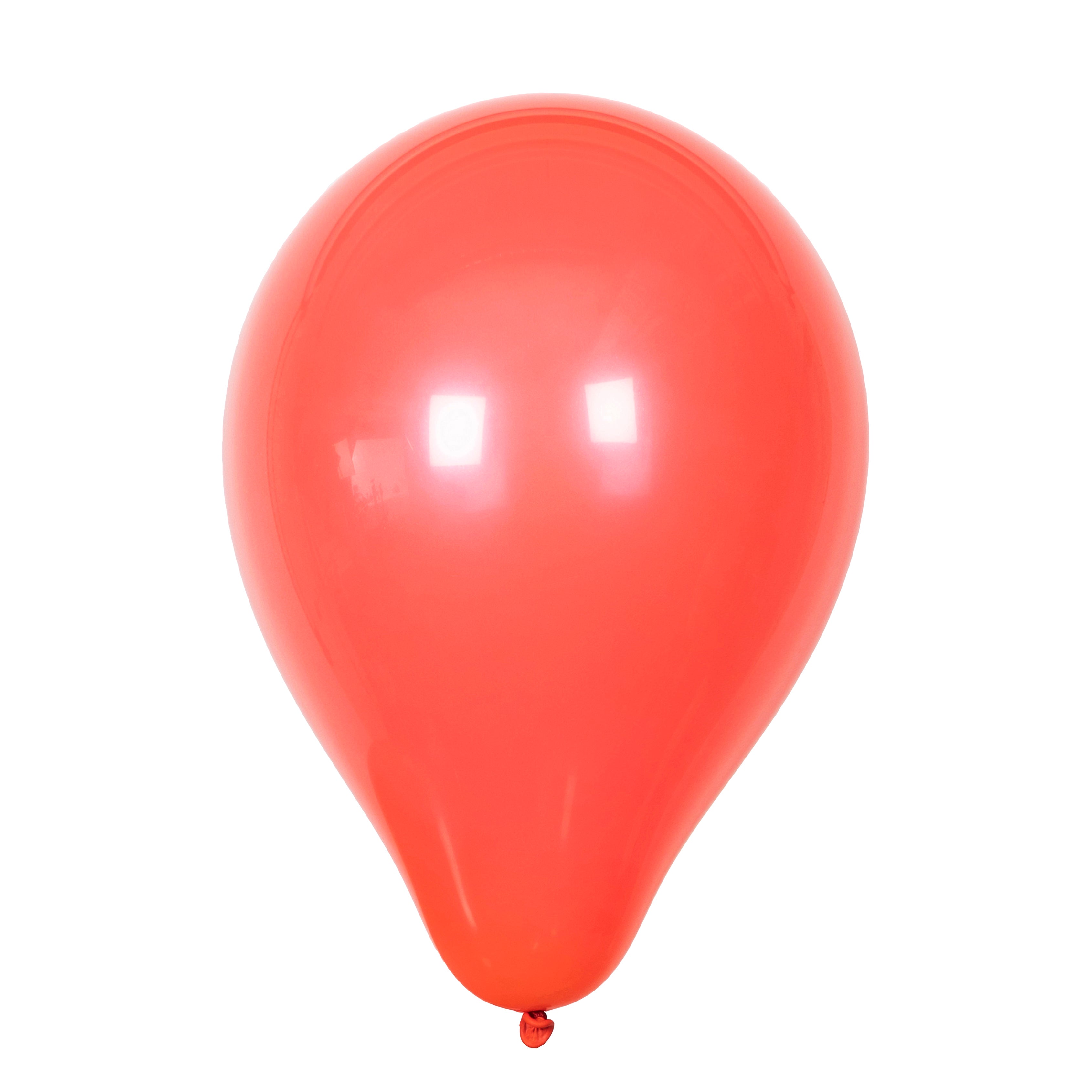 Ballonger runda 23 cm 10/fp Röd
