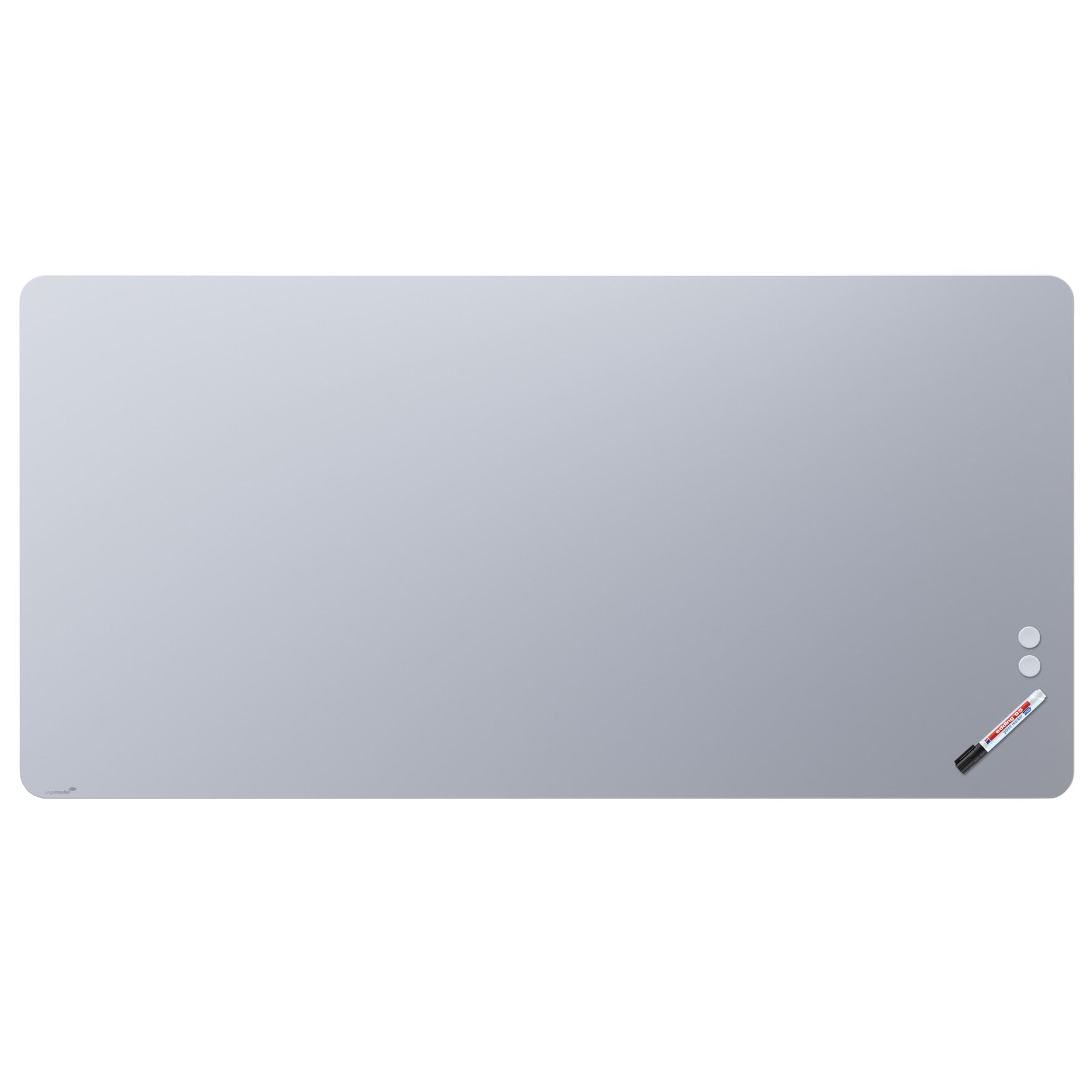 Glastavla matt rundade hörn 100x200 cm Chilly Lake