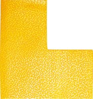 Golvmarkering "L-form" gul 10 st/fp