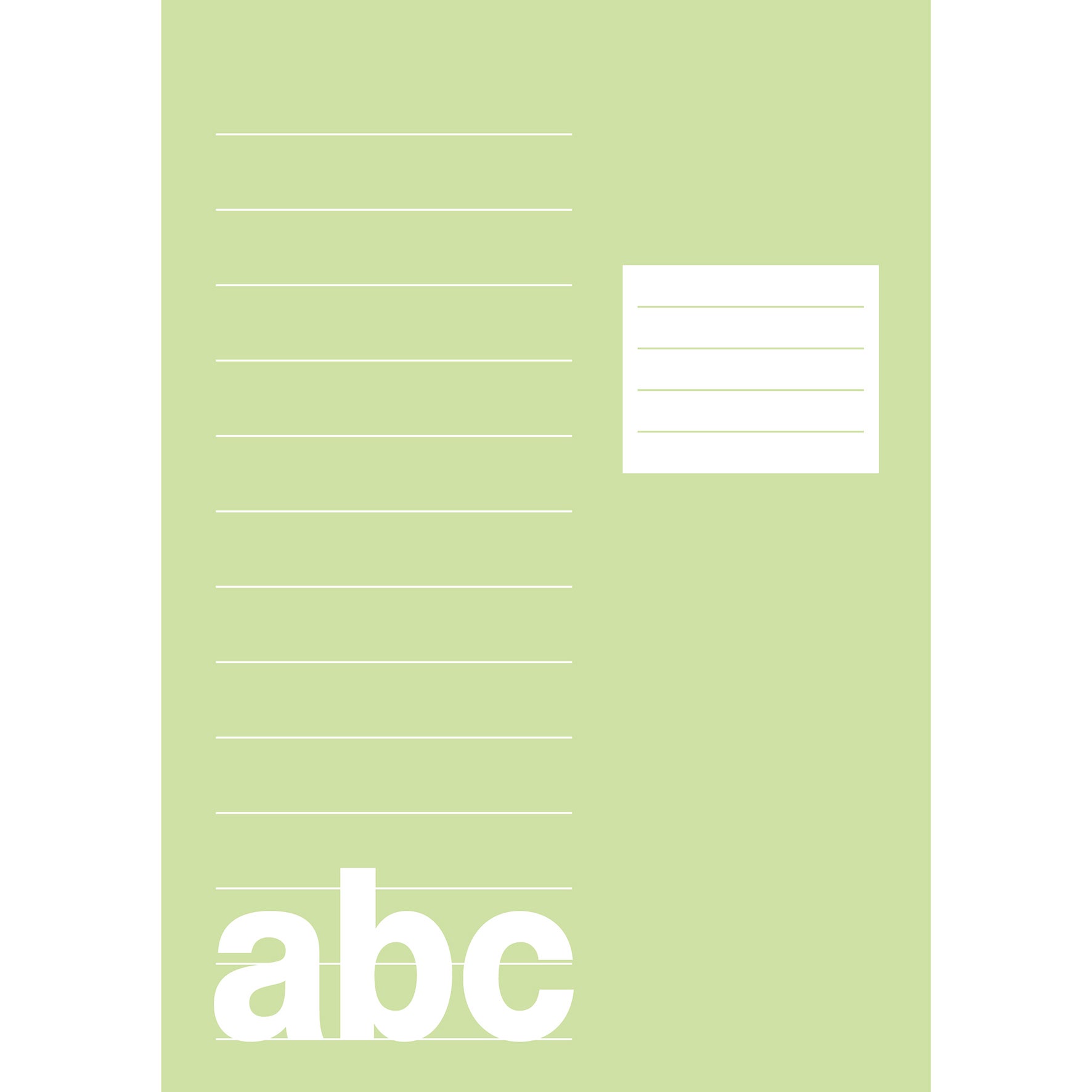 Skrivhäfte A5 linjerat/olinjerat 14,5 mm