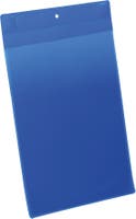 Plastficka Plus A4S magnet blå 10 st/fp