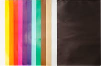 Glanspapper 24x32cm sort.färg 50/fp