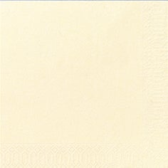 Servett 33x33 3-lag,vanil125/f