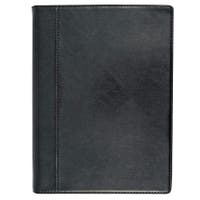 Blockomslag A5 konstläder svart