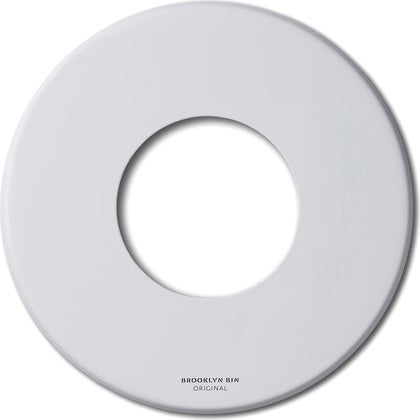 Lock cirkelformat hål 180 vit