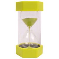 Stort timglas 1 min grön