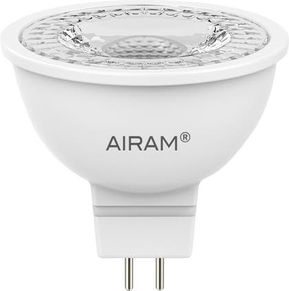 LED-spot Airam LED MR16, GU5,3 12V 3W sockel varmvit