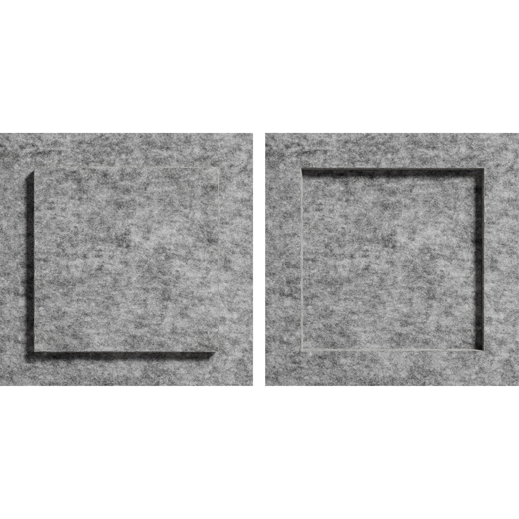 Ljudabsorbent Modern 2-pack grått