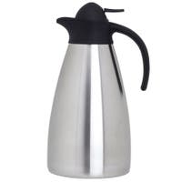 Vakuumtermos rostfri/svart 1 liter