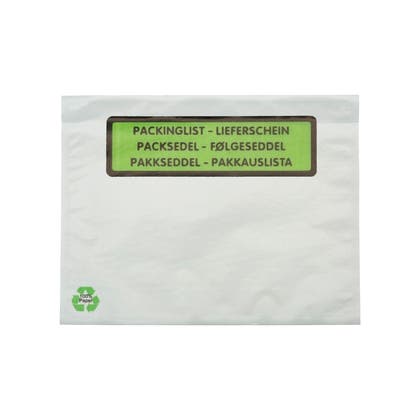 Packsedelskuvert papp med tryck 1000 st/fp