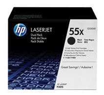 Toner HP CE255XD svart 2 st/fp