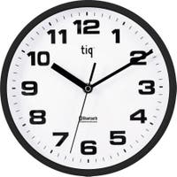 Väggklocka Bluetooth Ø230 mm svart