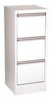 Hängmappsskåp A4 3-lådor vit