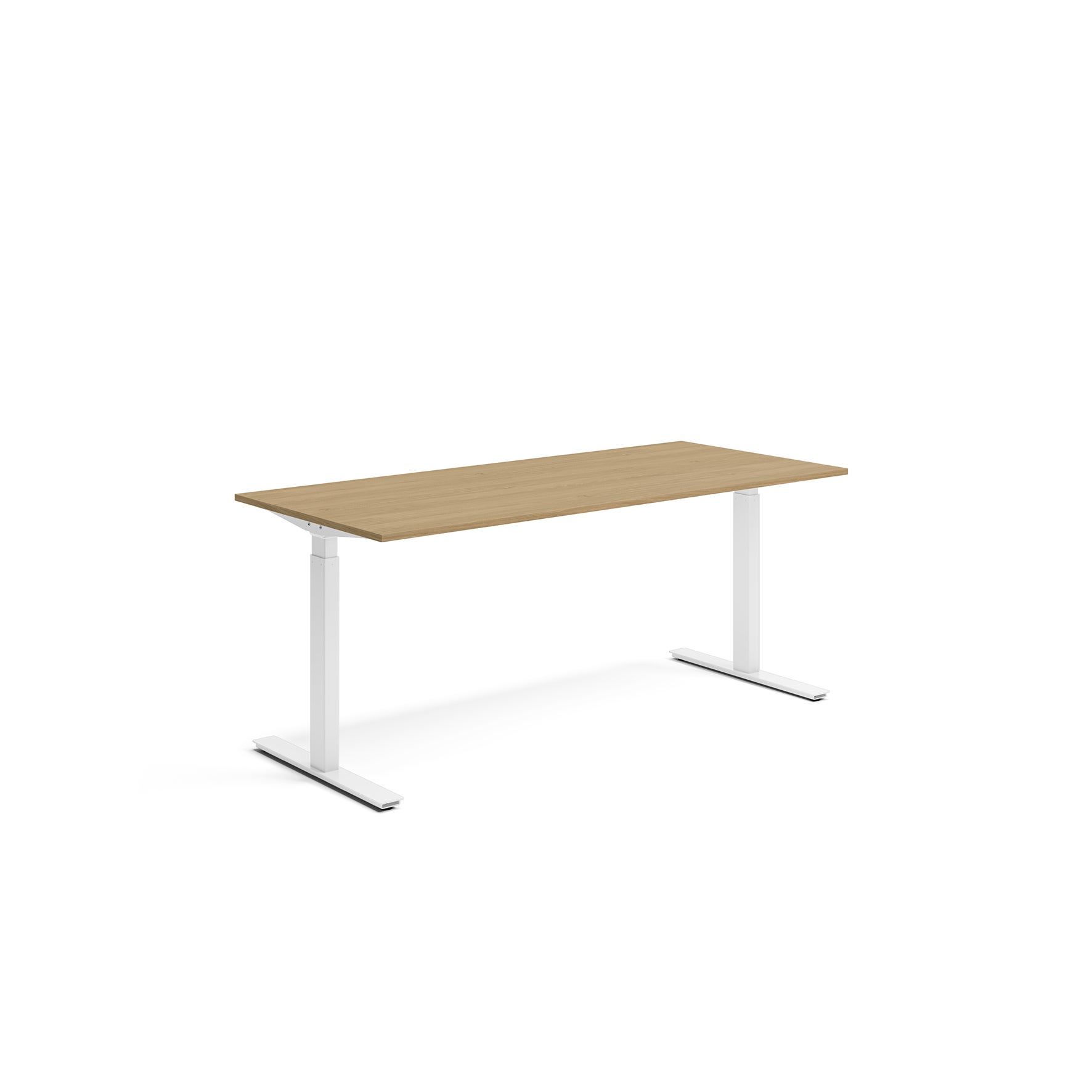 Höj- och sänkbart skrivbord Ergofunk Smart 1800 x 800 mm Vitt underrede