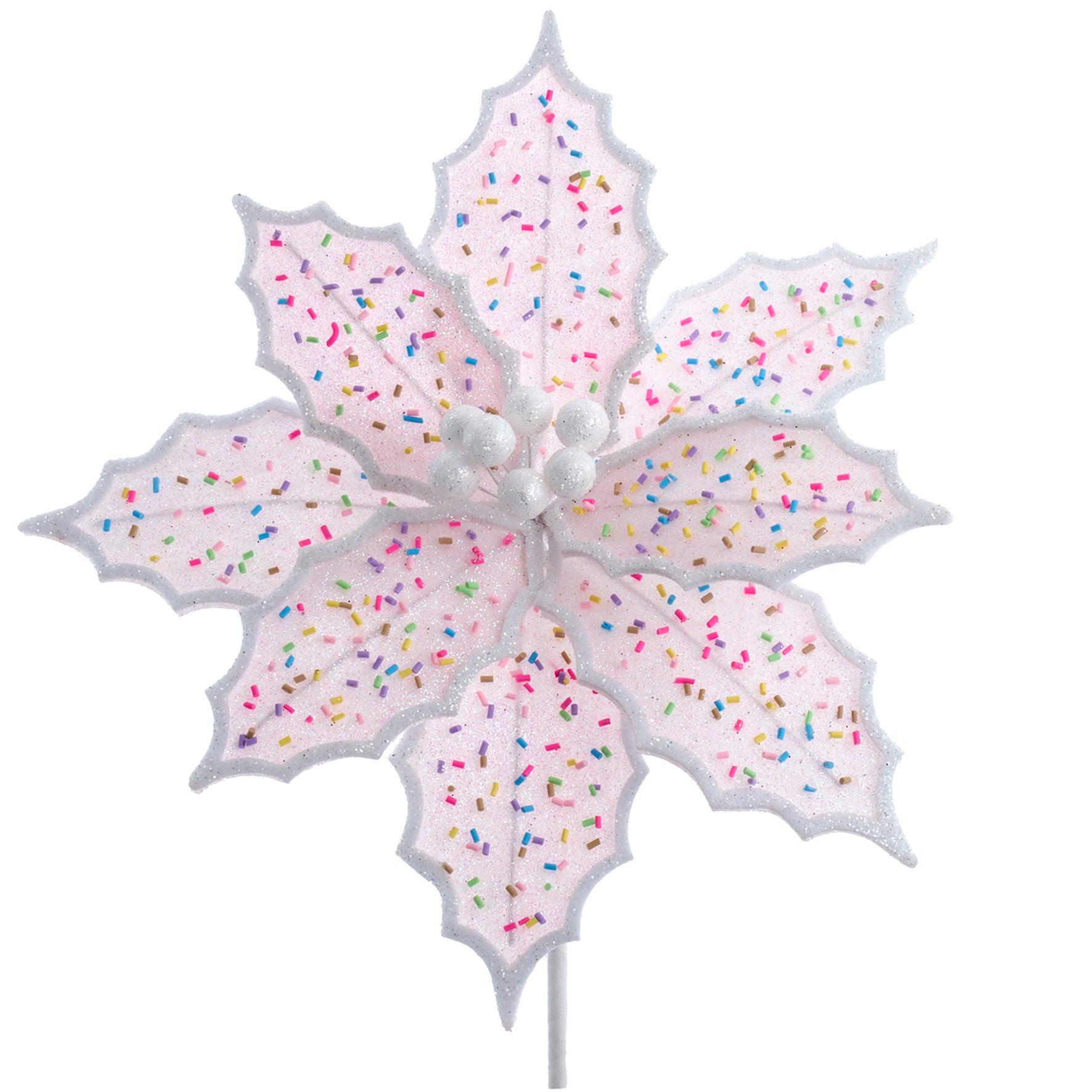 Temadekoration Rosa frost