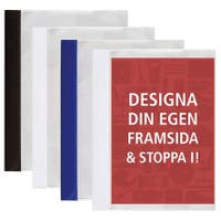 Offertmapp A4+ med ficka vit