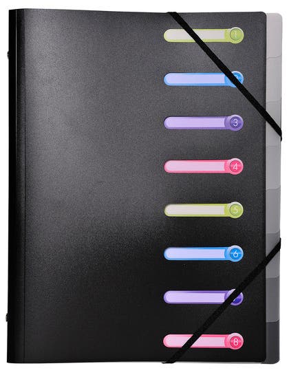 Sorteringsmapp A4 8-flikar PP-plast Exacompta