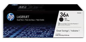 Toner HP CB436AD svart 2 st/fp