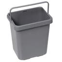 Duklåda 12 liter grå