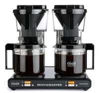 Kaffebryggare Moccamaster Professional Double Black/Silver 2 x 1,25 liter
