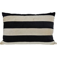 Kudde Pathi L Svart/Beige