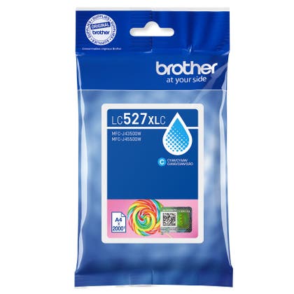 Bläckpatron Brother LC527XLC 2K Cyan